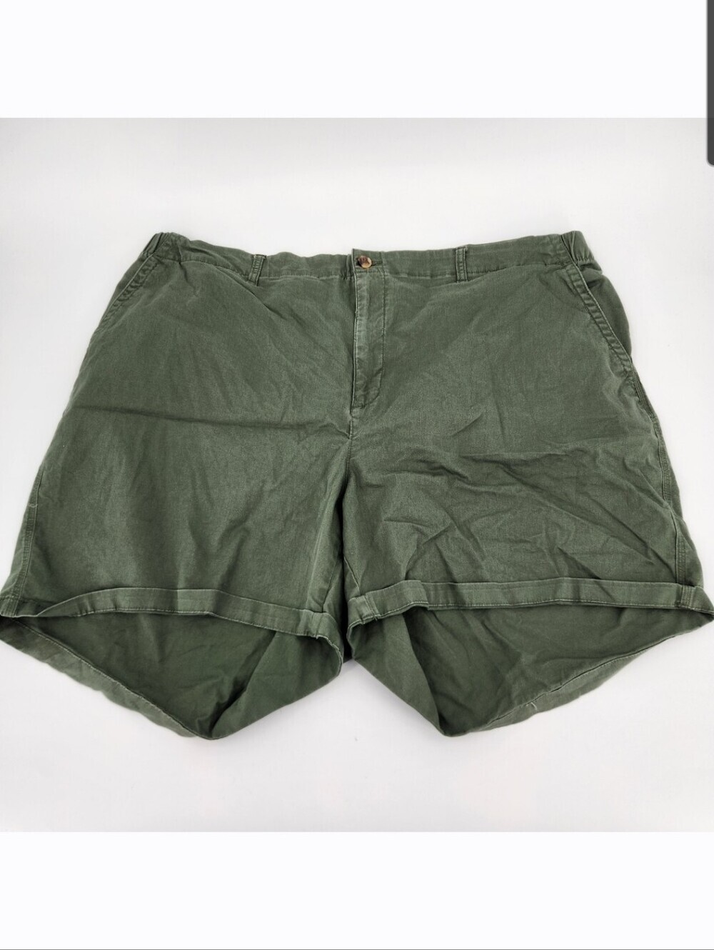 Old Navy Everyday Short Womens Size 4X Olive Green Cotton Pockets